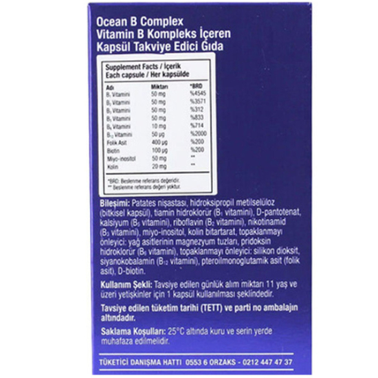 Orzax Ocean B Complex 50 Kapsül - 2