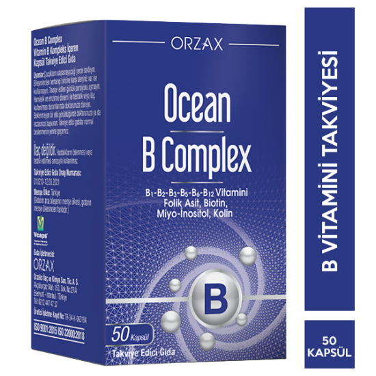 Orzax Ocean B Complex 50 Kapsül - 1