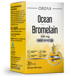 Orzax Ocean Bromelain 30 Kapsül - Orzax
