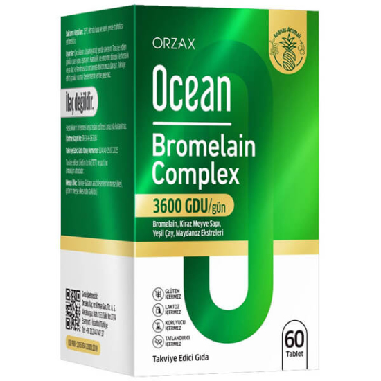  Orzax Ocean Bromelain Complex 60 Tablet - 1