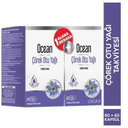 Orzax - Orzax Ocean Çörek Otu Yağı 1000 Mg 60 Kapsül 1 Alana 1 Bedava Orzax - Orzax Ocean Çörek Otu Yağı 1000 Mg 60 Kapsül 1 Alana 1 Bedava