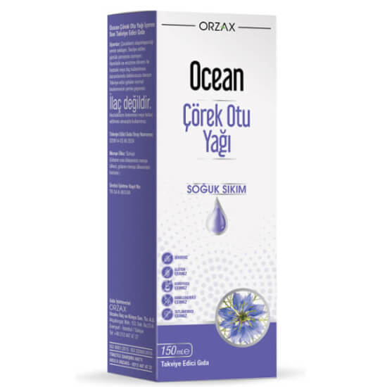  Orzax Ocean Çörek Otu Yağı Soğuk Sıkım 150 ml - 1