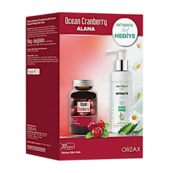 Orzax Ocean Cranberry Turna Yemişi Ekstresi 30 Kapsül ve Neutracy İntim Jel 100 ml - Orzax