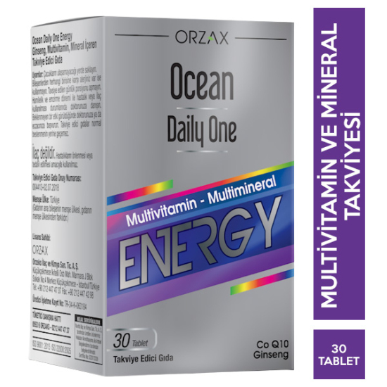 Orzax Ocean Daily One Energy 30 Tablet Multivitamin - 1