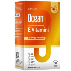Orzax Ocean E Vitamini 30 Softjel Kapsül - Orzax