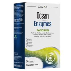 Orzax Ocean Enzymes Pancron 60 Kapsül - Orzax