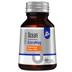 Orzax Ocean Extramag Magnezyum Malat P5P 60 Tablet - Orzax