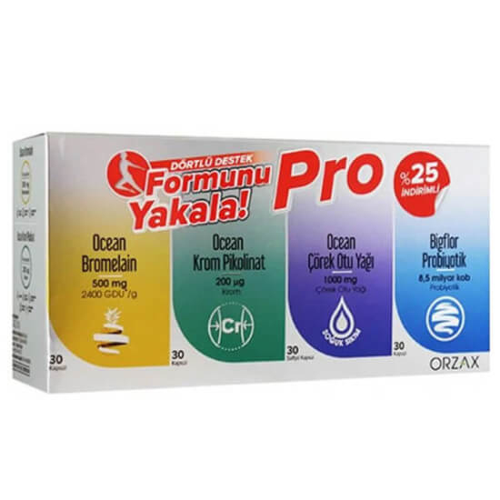  Orzax Ocean Formunu Yakala 4 lü Set 30 Kapsül - 1