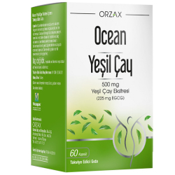 Orzax - Orzax Ocean Green Tea 500 ML Yeşil Çay Ekstresi 60 Kapsül Orzax - Orzax Ocean Green Tea 500 ML Yeşil Çay Ekstresi 60 Kapsül