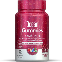 Orzax Ocean Gummies Sambucus 60 Adet Çiğnenebilir Jel Form - Orzax