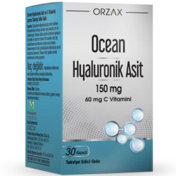 Orzax - Orzax Ocean Hyaluronik Asit 150 mg 30 Kapsül Orzax - Orzax Ocean Hyaluronik Asit 150 mg 30 Kapsül