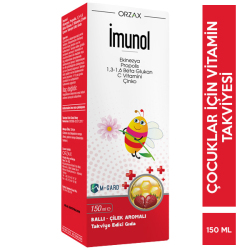 Orzax - Orzax İmunol Şurup 150 ml Ballı Çilek Aromalı Orzax - Orzax İmunol Şurup 150 ml Ballı Çilek Aromalı