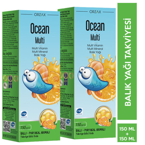 Orzax Ocean Multi Şurup 150 ML 2 li - 1