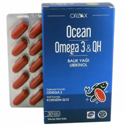 Orzax Ocean Omega 3 QH 30 Kapsül - Thumbnail