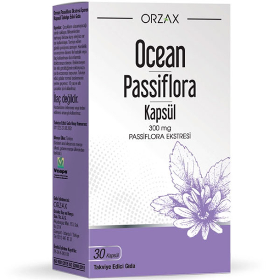 Orzax Ocean Passiflora 300 mg 30 Kapsül - 1