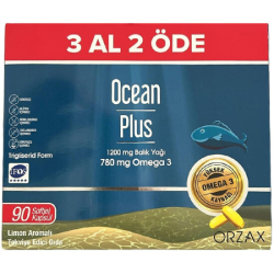 Orzax Ocean Plus Omega 3 1200 Mg 3x30 Soft jel - Orzax