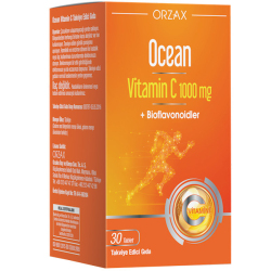 Orzax Ocean Vitamin C 1000 Mg 30 Tablet - Thumbnail