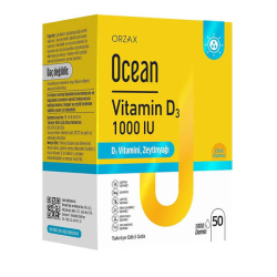 Ocean Vitamin D3 Damla 1000 IU 50 ml - Orzax