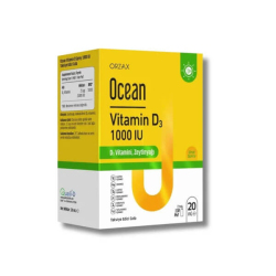 Ocean Vitamin D3 Sprey 1000 IU 20 ML - Orzax