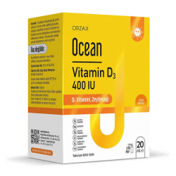 Ocean Vitamin D3 Sprey 400 IU 20 ML - Orzax