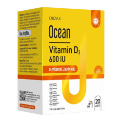 Orzax Ocean Vitamin D3 Sprey 600 IU 20 ML - Orzax