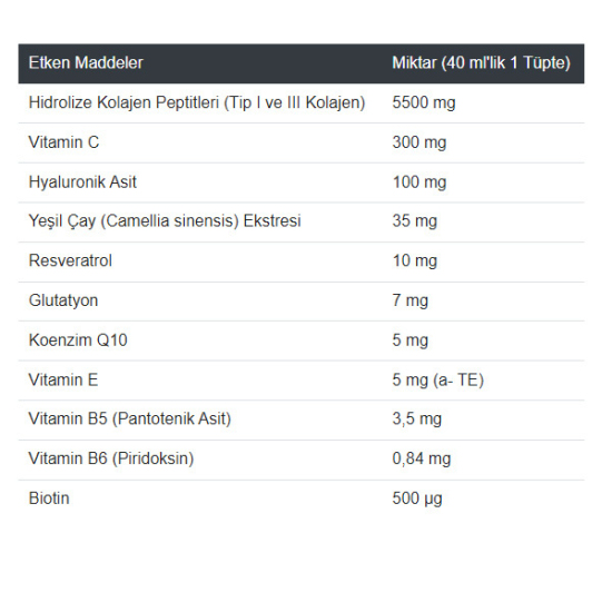 Osende Collagen Beauty 30x40 ML Günlük Tüp - 2