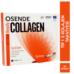 Tab İlaç - Osende Collagen Beauty 64 Çiğneme Tableti Tab İlaç - Osende Collagen Beauty 64 Çiğneme Tableti