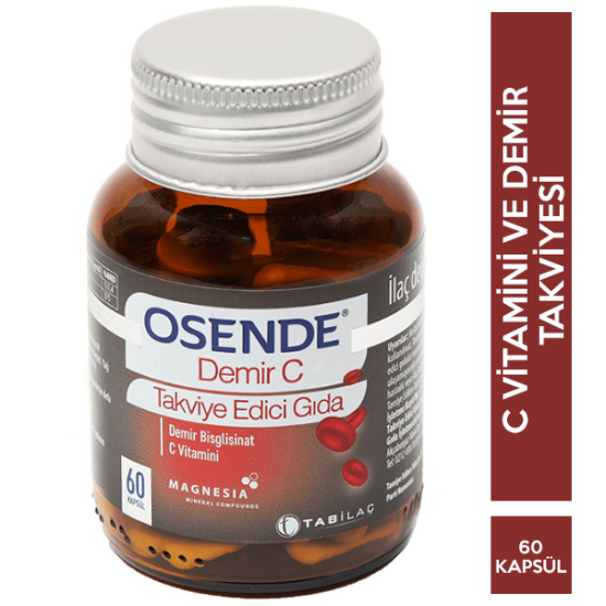 Osende Demir C 60 Kapsül Takviye Edici Gıda - 1