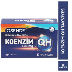 Tab İlaç - Osende Koenzim QH 30 Yumuşak Kapsül Tab İlaç - Osende Koenzim QH 30 Yumuşak Kapsül