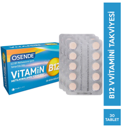 Tab İlaç - Osende Metilkobalamin B12 30 Tablet Tab İlaç - Osende Metilkobalamin B12 30 Tablet
