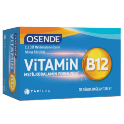 Osende Metilkobalamin B12 30 Tablet - Tab İlaç