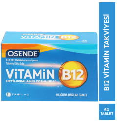 Tab İlaç - Osende Metilkobalamin B12 60 Tablet Tab İlaç - Osende Metilkobalamin B12 60 Tablet