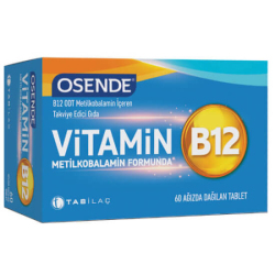 Osende Metilkobalamin B12 60 Tablet - Tab İlaç