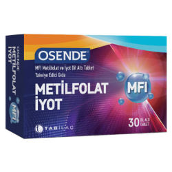 Osende MFİ Metilfolat İyot içeren 30 Dil Altı Tablet - Tab İlaç