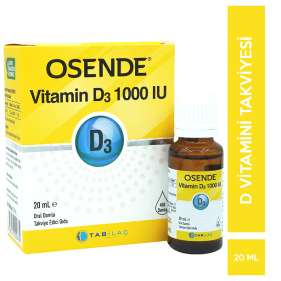 Osende Vitamin D3 Damla 20 ML - 1
