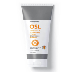 Osl Ultra Fluid Color Brown SPF50+ 50 ml - OSL Omega Skin Lab