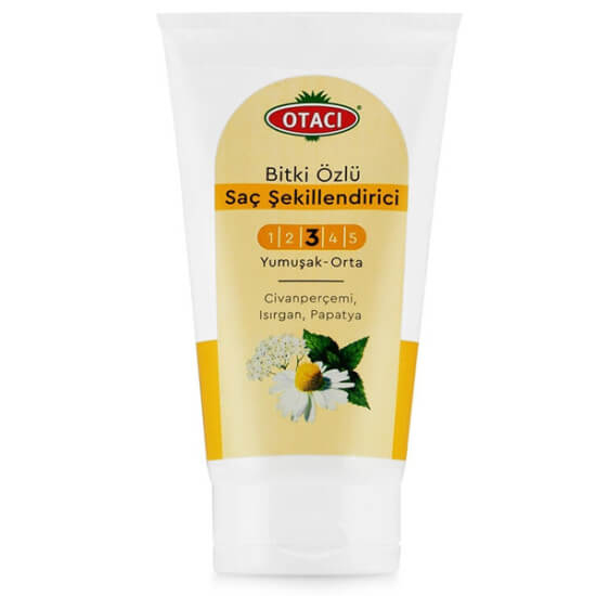 Otacı bitkisel saç şekillendirici 150 ml yumuşak orta civanperçemi ısırgan papatya özlü saç şekillendirici- 1