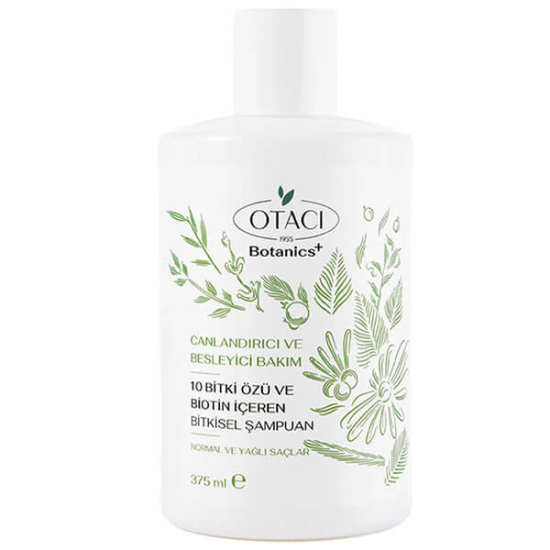  Otacı Botanics Canlandırıcı ve Besleyici Bakım Bitkisel Şampuan 375 ml - 1