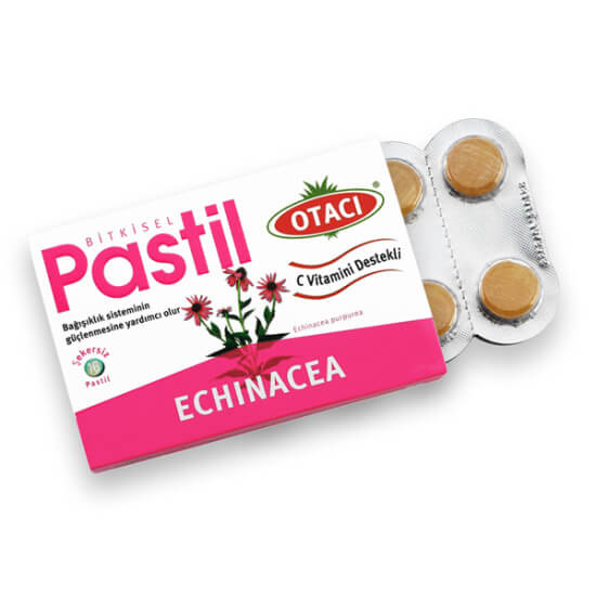 Otacı Echinacea Pastil 16 adet 15,63 mg ekinezya özsuyu 6,75 mg mentol 7,5 mg C vitamini içerir- 1