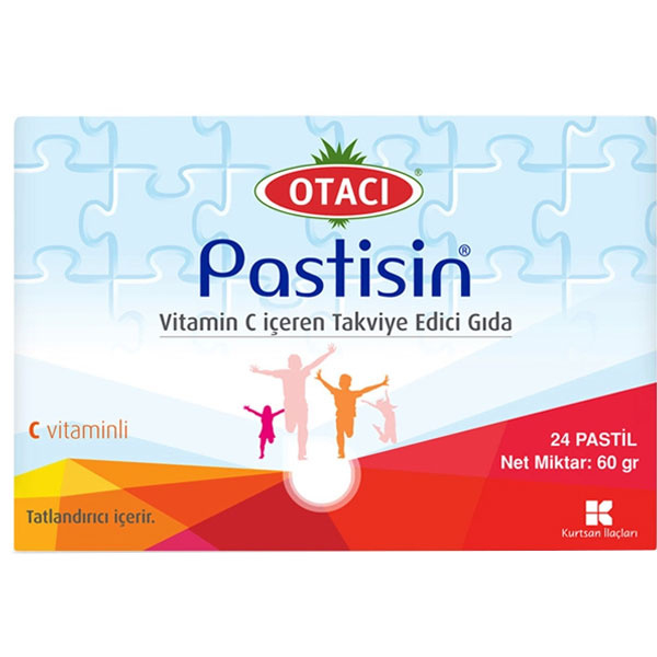 Otacı Pastisin C Vitaminli Bitkisel Çocuk Pastili 24 Adet