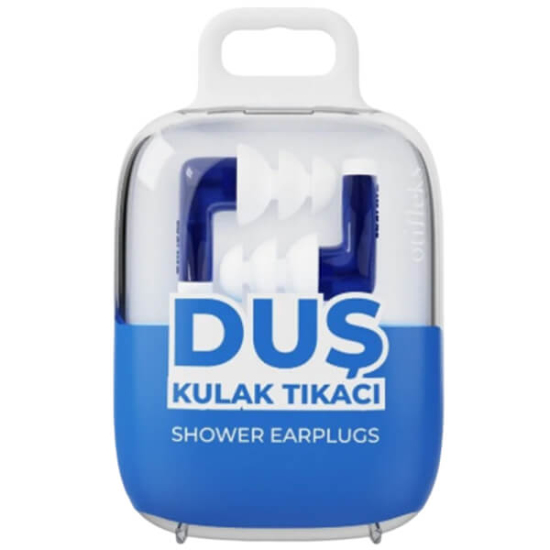 Otifleks duş kulak tıkacı Large, suya dayanıklı yumuşak silikon kulak tıkaçları, duş ve yüzme için su girişini azaltır- 1