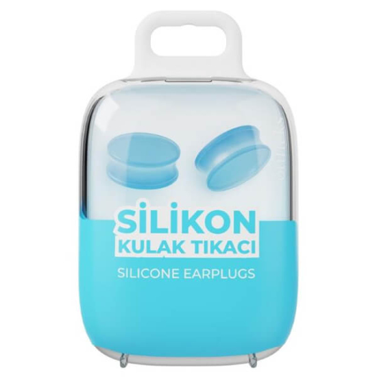 Otifleks silikon kulak tıkacı 2'li paket, yumuşak silikon malzeme, rahat uyum ve gürültü azaltmaya yardımcı- 1