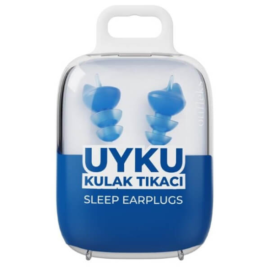 Otifleks Kulak Tıkacı Uyku Seyahat XLarge, büyük boy yumuşak kulak tıkacı, gürültü azaltıcı, pratik kutulu- 1