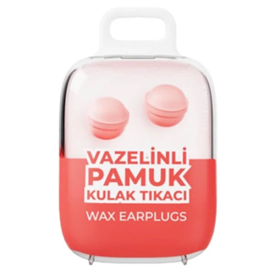 Otifleks vazelinli pamuk kulak tıkacı 2 adet hijyenik kutulu hassas kulaklar için pratik rahat kullanım- 1