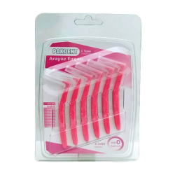 Pakdent Arayüz Fırçası L Tipi 0,4 mm 6 lı Pembe - Pakdent