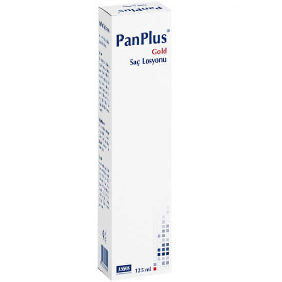 PanPlus Gold dökülme karşıtı saç losyonu 125 ml ince zayıf saçlar için besleyici bakım canlı ve gür görünüm desteği- 1