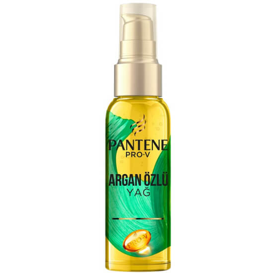 Pantene Doğal Sentez Elixir saç bakım yağı 100 ml şişe, argan yağlı, kuru ve yıpranmış saçlar için, durulama gerektirmez- 1