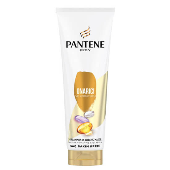 Pantene Onarıcı ve Koruyucu Saç Kremi 275 ml zayıf ve yıpranmış saçlar için parlak görünüm günlük kullanıma uygun- 1
