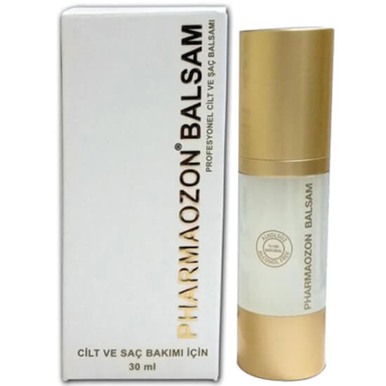 Pharmaozon Balsam 30 ml ozonlanmış zeytinyağlı saç ve cilt balsamı, leke ve ton farklılığına destek, tüm tipler- 1