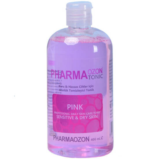 Pharmaozon tonik 400 ml kuru ve hassas ciltler için cildi arındırır gözenekleri sıkılaştırır nemlendirir- 1